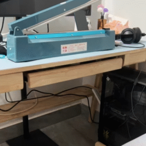 Plastic Film Heat Sealer, Manual Impulse Sealing machine, Snack Bag Packaging Sealer