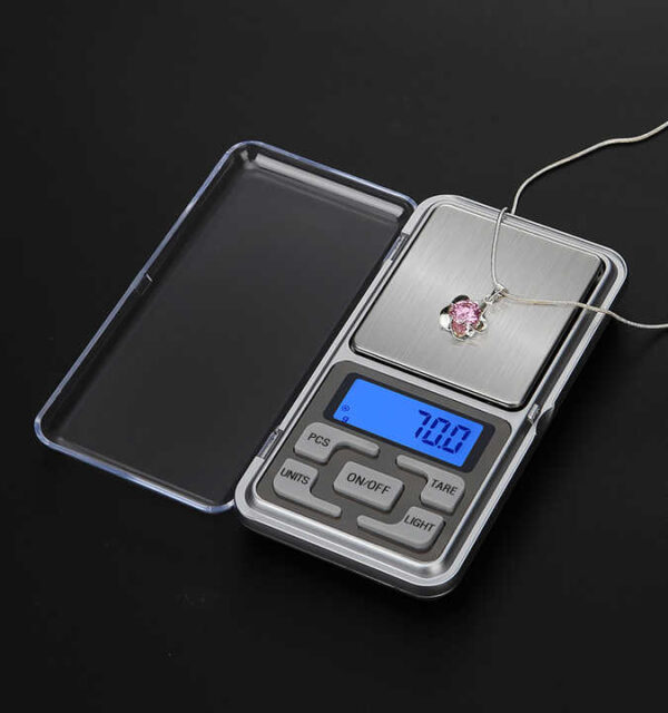 Digital Pocket Jewelry Balance, 0.1g Precision Portable Weighing Device