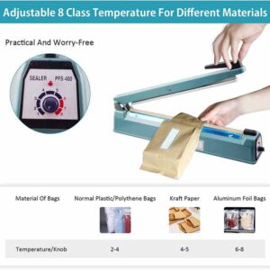 Snack Film Packaging Sealer, Manual Plastic Bag Heat Sealing machine, Impulse Closer
