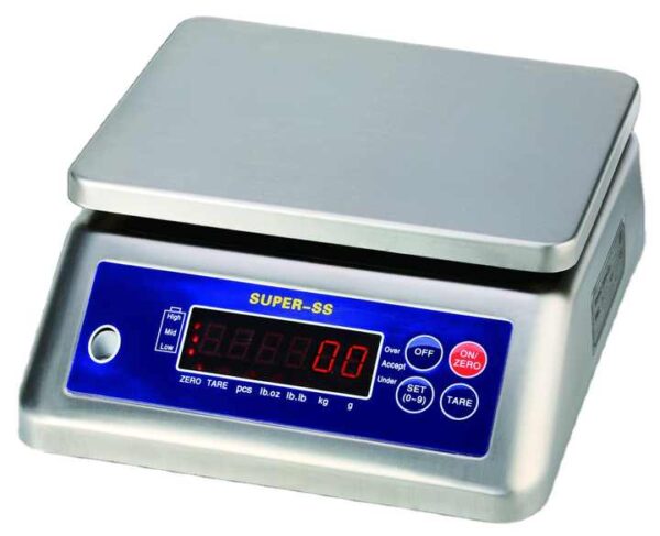 Stainless Steel Super SS Tabletop Weighing Scale, Digital Countertop Gram Scale