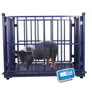 Portable Pig Weighing Scale, Digital Livestock Weight Platform, Farm Animal Measurement Device