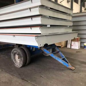 Electronic 100ton Weighbridge, Portable Truck Platform, Mobile Calibration