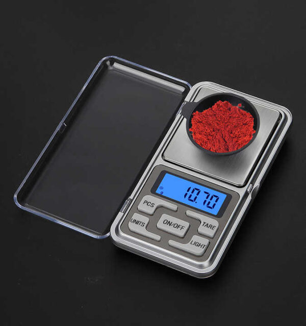 High Sensitivity Pocket Gold Scale, 500g Capacity, Backlit Display
