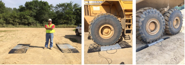 Electronic Truck Scale 70ton, Mobile Weighbridge Calibration, Portable Platform