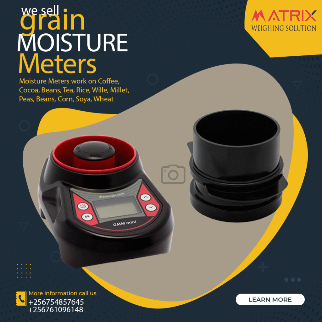 Draminski Digital Grain Moisture Meter, Portable Analyzer for Beans and Seeds
