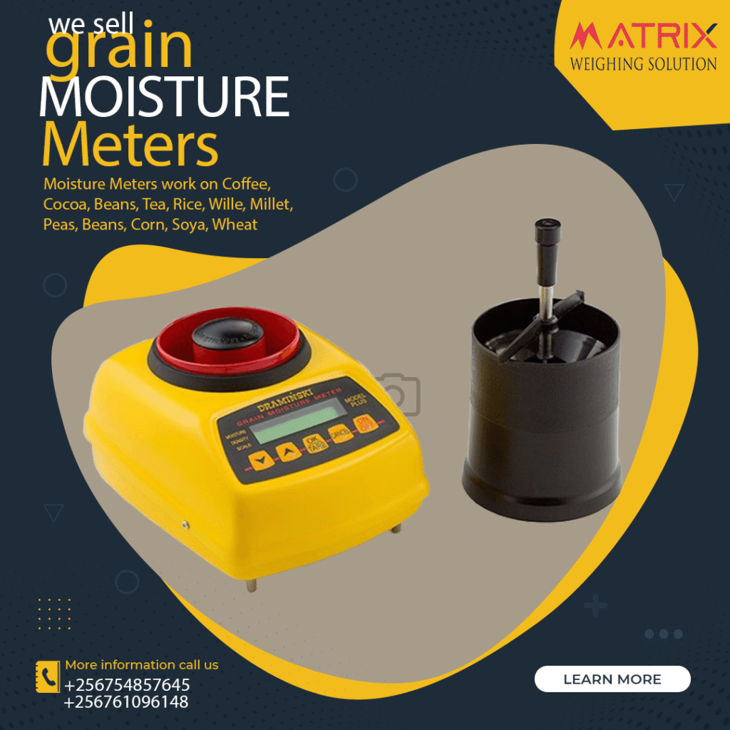Compact Grain Moisture Analyzer for Field Use, Digital Device