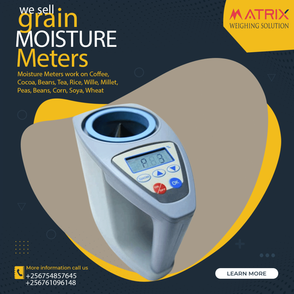 Rice Moisture Meter for Milling Industry, Digital Analyzer with Probe
