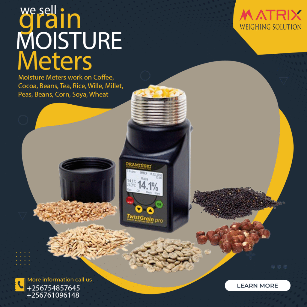 Grain Moisture Analyzer Tester, Digital Humidity Meter for Cereals & Seeds