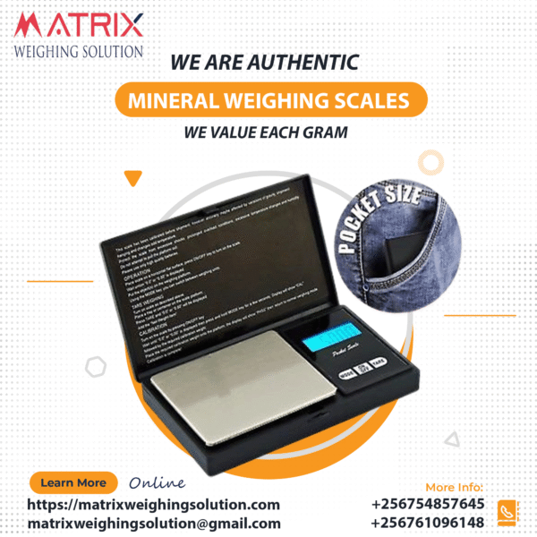 Mineral and Jewelry scales supplier in Uganda +256 761096148