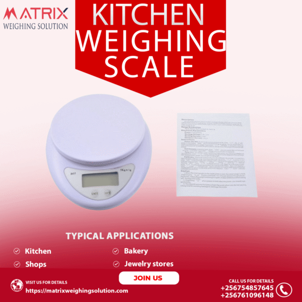 Kitchen Weighing scales price quotation in Uganda