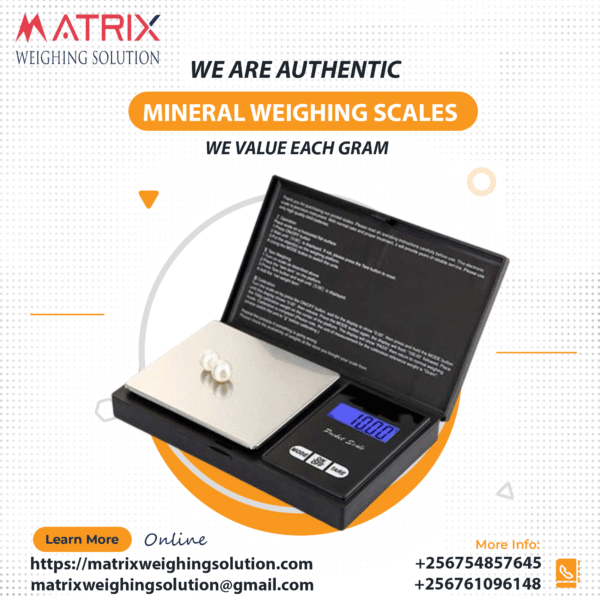 Mineral Weighing scales cost in Uganda +256 761096148