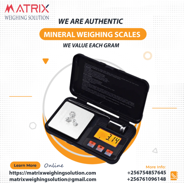 Mineral Weighing scales equipment supplier in Uganda +256 754857645